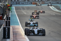 Lewis Hamilton, Mercedes F1 W07 Hybrid ve Nico Rosberg, Mercedes F1 W07 Hybrid
