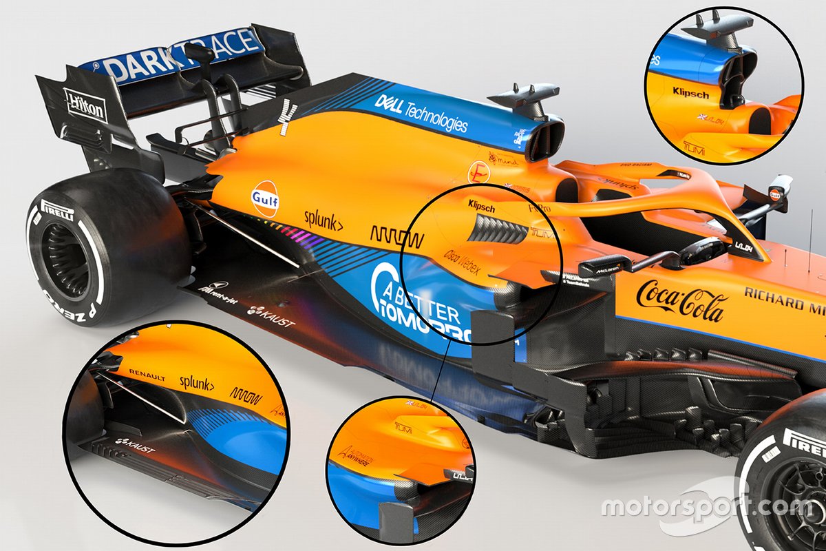 McLaren MCL35M detay