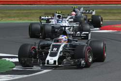 Romain Grosjean, Haas F1 Team VF-17, Lance Stroll, Williams FW40