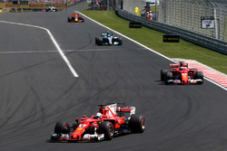 Sebastian Vettel, Ferrari SF70H, Kimi Raikkonen, Ferrari SF70H