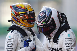 Polesitter Lewis Hamilton, Mercedes AMG F1, Valtteri Bottas, Mercedes AMG F1