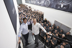 Valtteri Bottas, Mercedes, Toto Wolff, Mercedes AMG F1-aandeelhouder en Executive Director