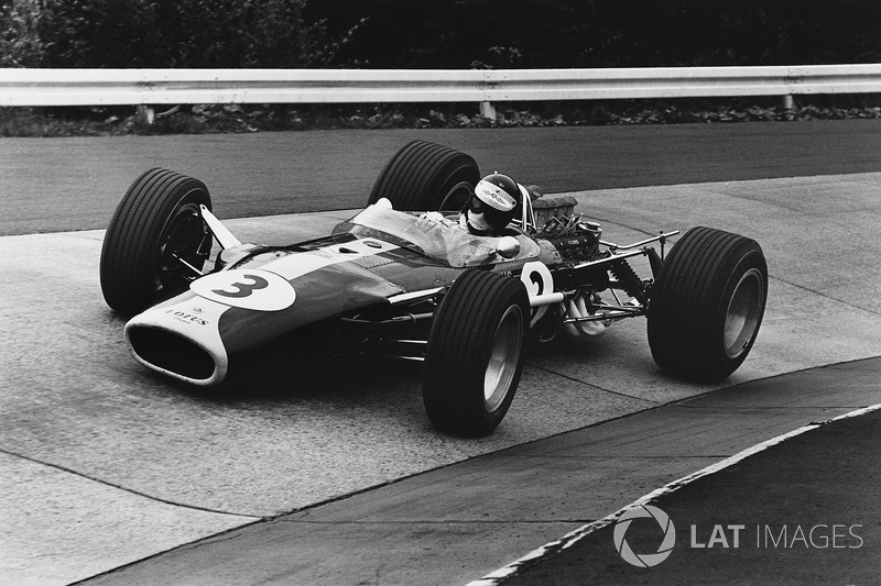 Jim Clark à bord de sa Lotus 49