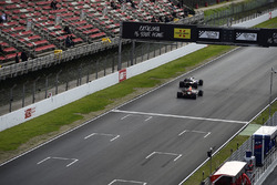 Pierre Gasly, Scuderia Toro Rosso STR13 and Max Verstappen, Red Bull Racing RB14