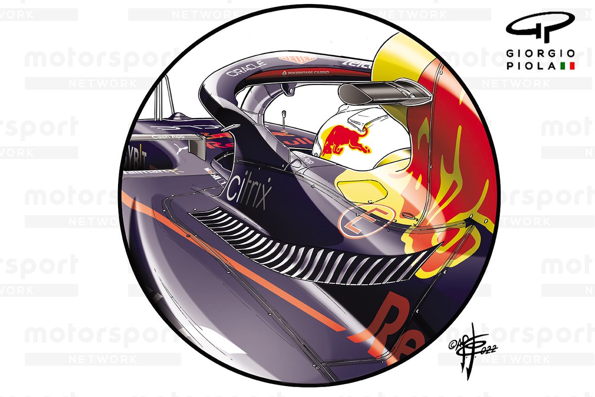 Red Bull Racing RB18 soğutma detayı