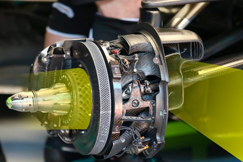 Mercedes F1 AMG W11 brake
