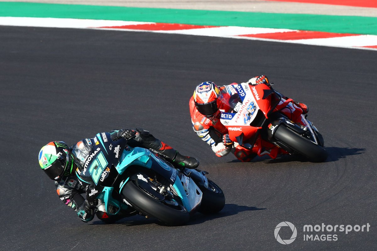Franco Morbidelli, Petronas Yamaha SRT, Jack Miller, Pramac Racing.