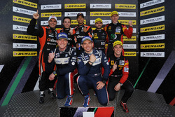 Podium: #22 G-Drive Racing, Oreca 07 - Gibson: Memo Rojas, Ryo Hirakawa, Leo Roussel, #66 JMW Motorsport, Ferrari F458 Italia: Robert Smith, Jody Fannin, James Dayson, #2 United Autosports, Ligier JS P3 - Nissan: John Falb, Sean Rayhall