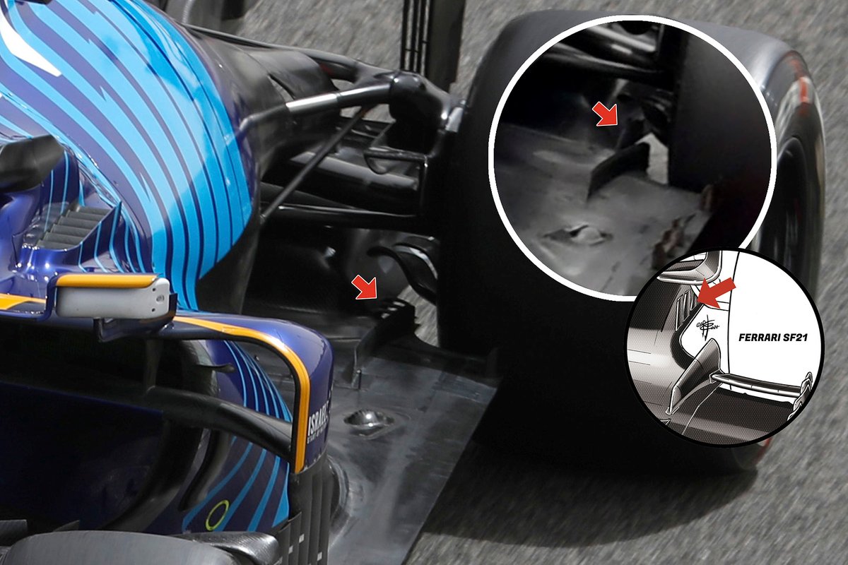 Сравнение вариантов днища William FW43B