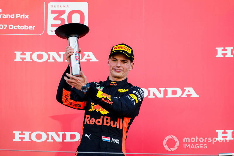 Max Verstappen kam trotz Kollisionen und der Strafe auf das Podium