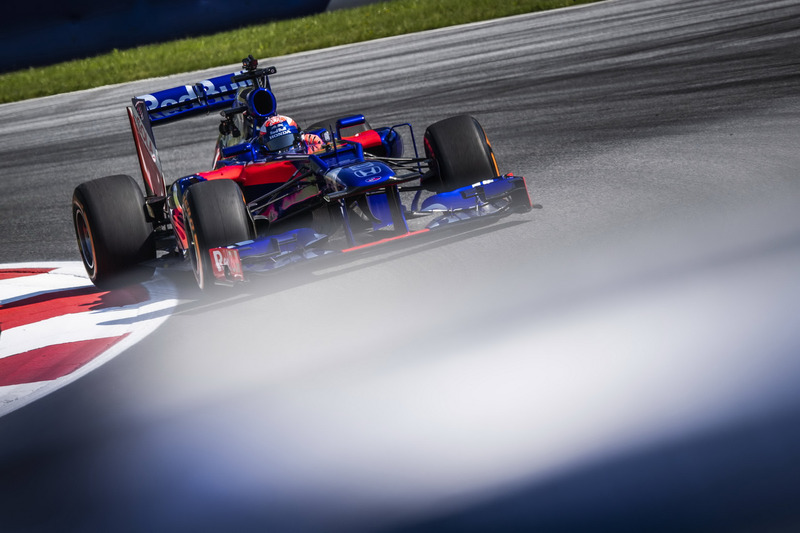 Marc Márquez maneja el Toro Rosso F1