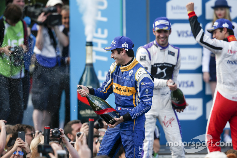 Ganador de la carrera Nicolas Prost, Renault e.Dams