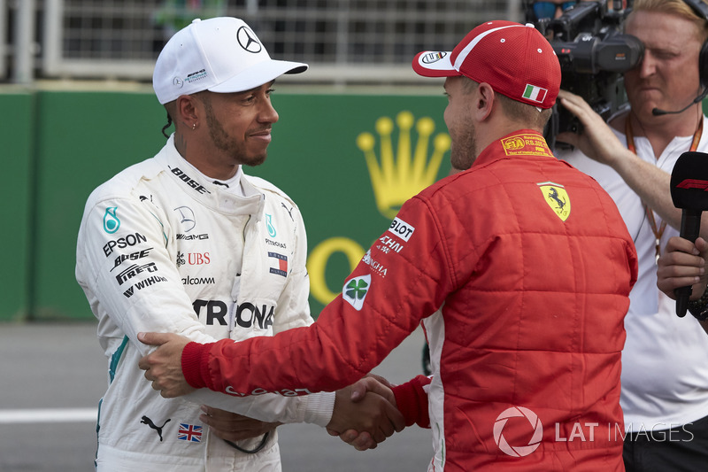 Себастьян Феттель, Ferrari, Льюіс Хемілтон, Mercedes AMG F1
