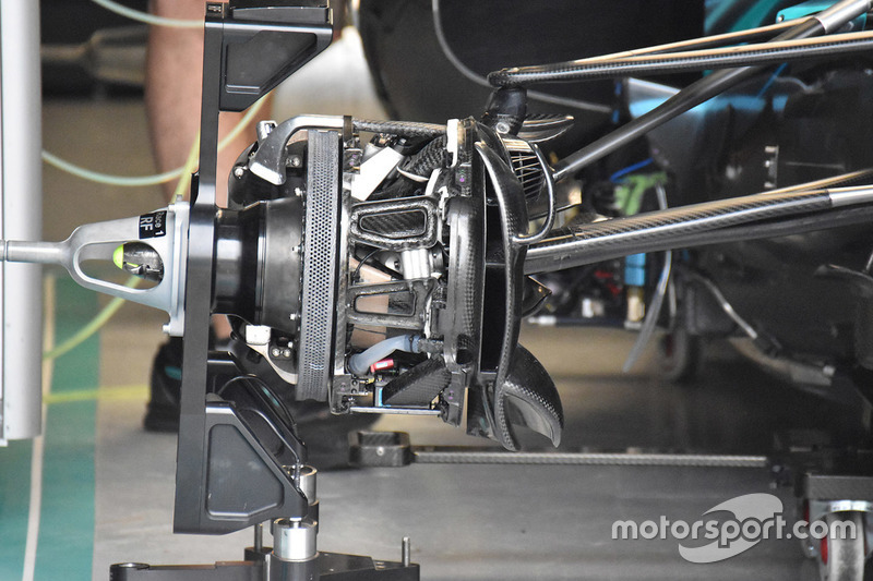Mercedes AMG F1 W09 brake assembly
