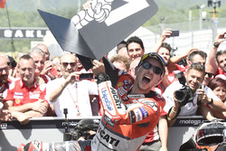Il vincitore della gara Jorge Lorenzo, Ducati Team