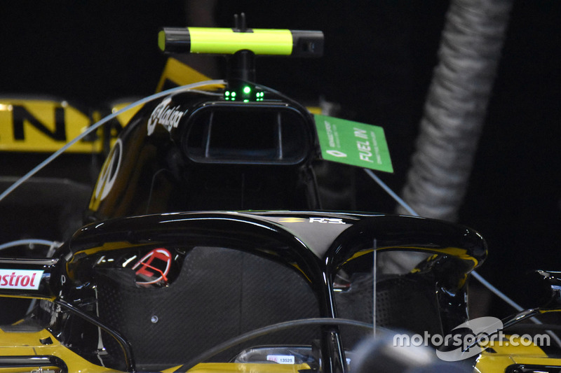 Renault Sport F1 Team R.S. 18, dettaglio dell'halo