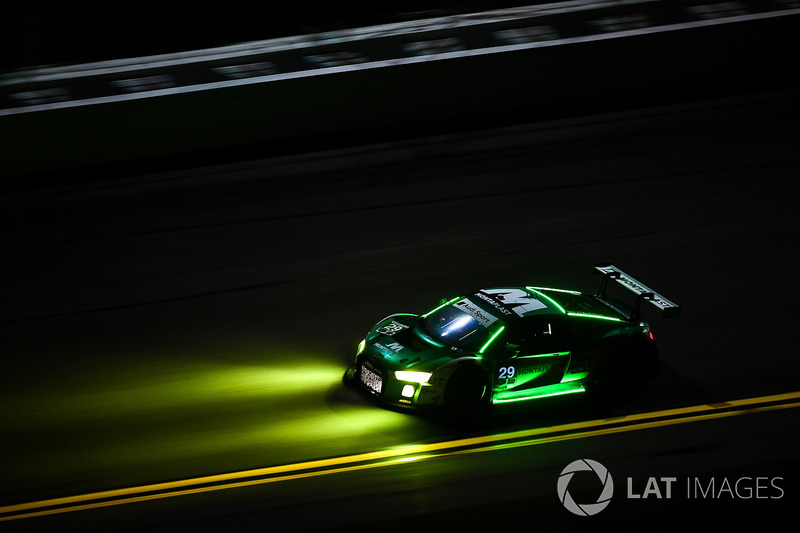 #29 Montaplast by Land-Motorsport Audi R8 LMS GT3, GTD: Christopher Mies, Sheldon van der Linde, Jeffrey Schmidt, Kelvin van der Linde