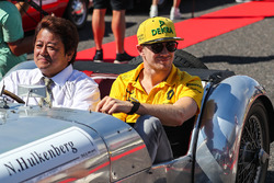 Nico Hulkenberg, Renault Sport F1 Team en el desfile de pilotos