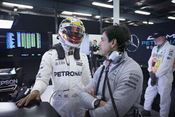 Lewis Hamilton, Mercedes AMG, mit Toto Wolff, Sportchef, Mercedes AMG