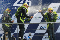Podium GTE Pro: 1. Darren Turner, Jonathan Adam, Daniel Serra, Aston Martin Racing
