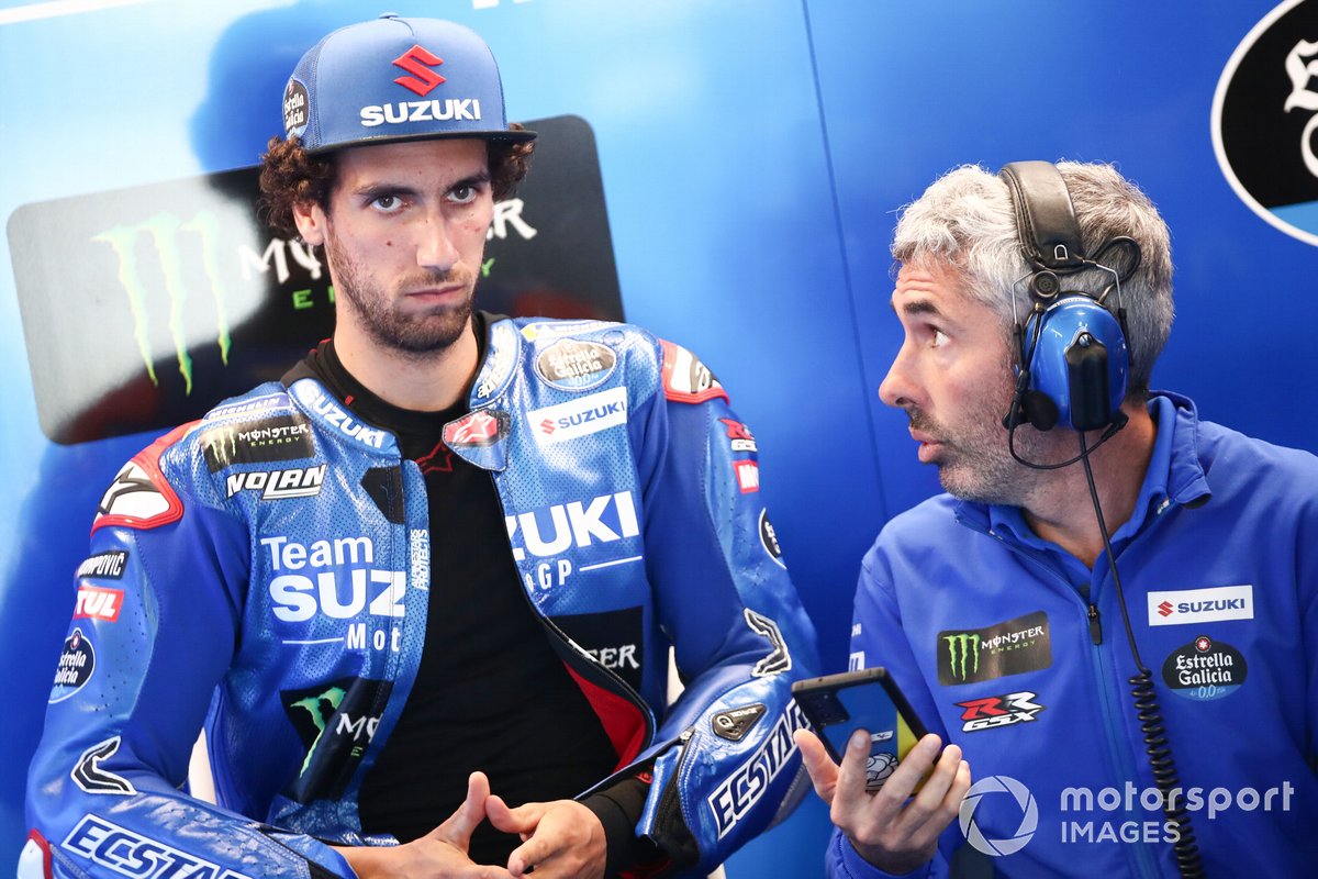 Álex Rins et José Manuel Cazeaux