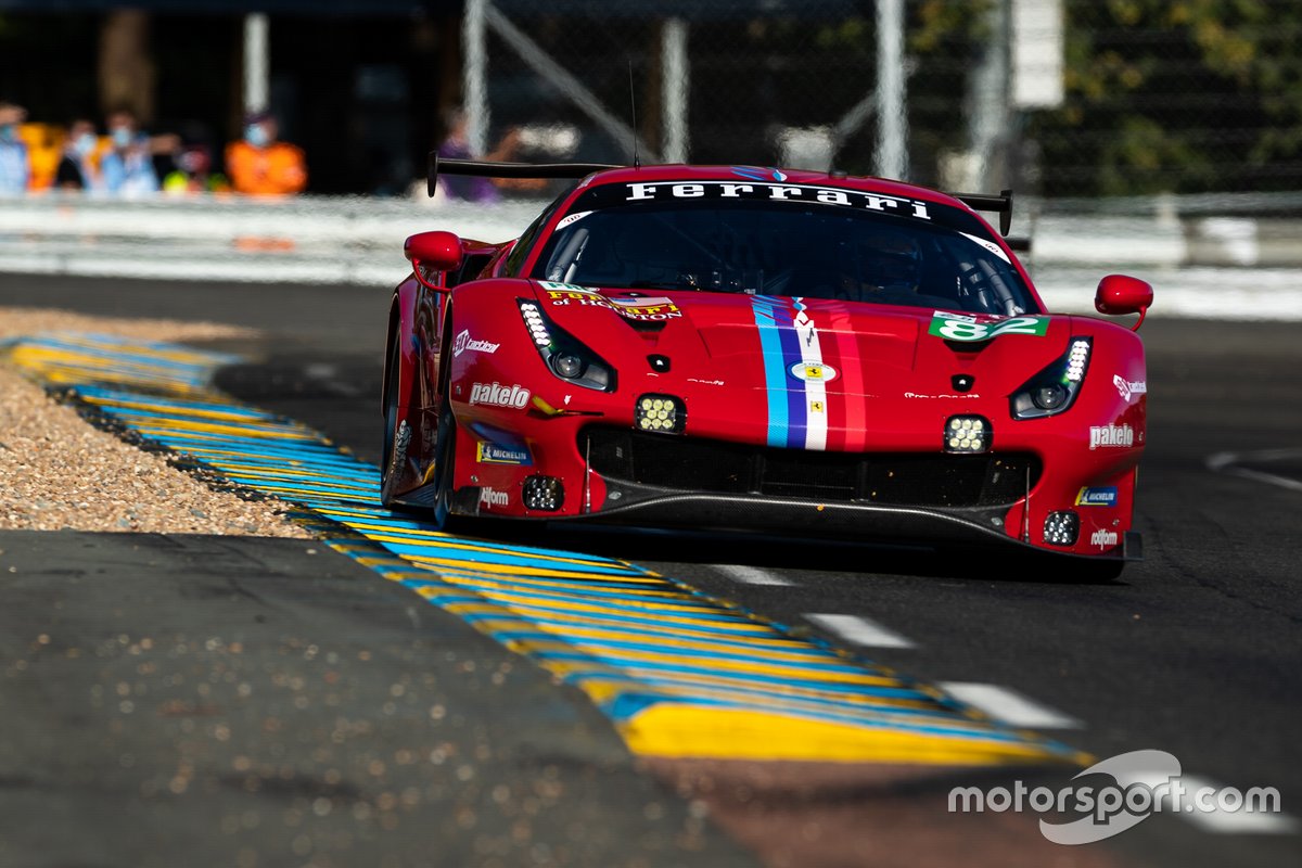 P37 #82 Risi Competizione - Ferrari 488 GTE EVO: Olivier Pla, Sébastien Bourdais, Jules Gounon