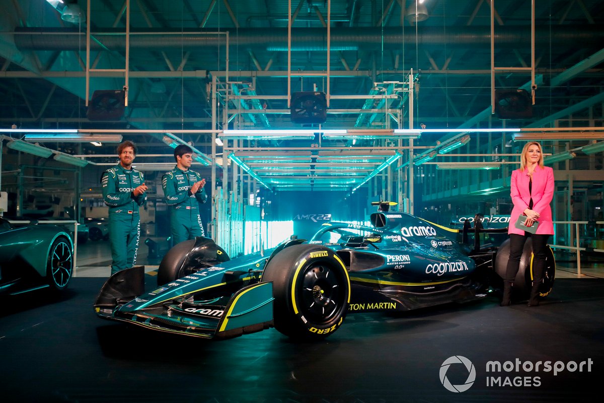 Sebastian Vettel, Aston Martin, Lance Stroll, Aston Martin y Rachel Brookes