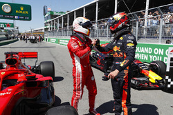 Pole: Sebastian Vettel, Ferrari ve Max Verstappen, Red Bull Racing