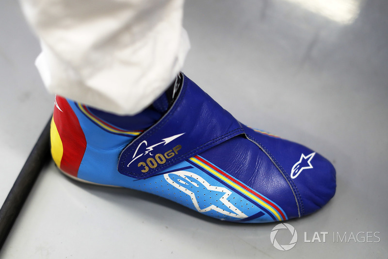 Взуття Фернандо Алонсо, McLaren