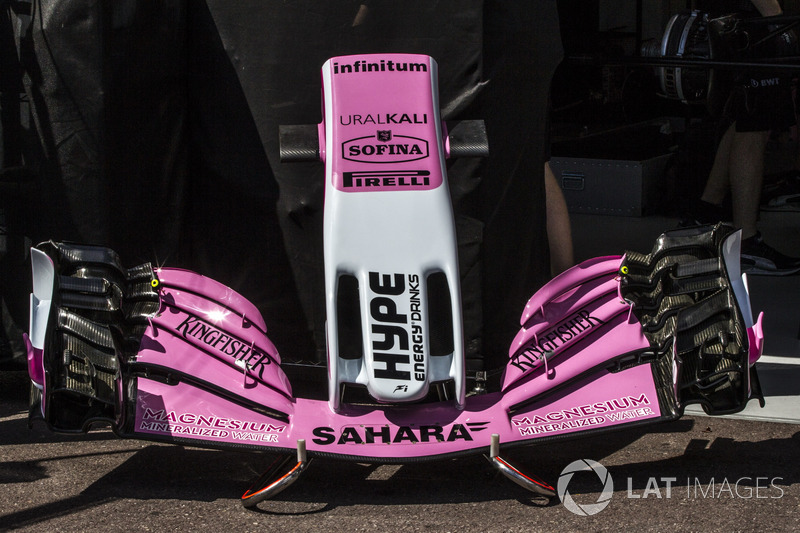 Force India VJM11 nariz y alerón delantero