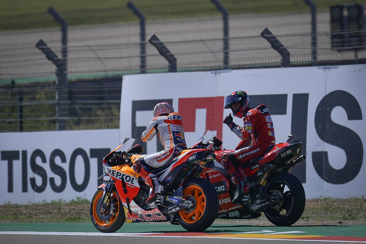 Francesco Bagnaia, Ducati Team, Marc Marquez, Repsol Honda Team
