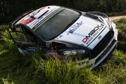 Unfallauto von Ott Tanak, Raigo Molder, DMACK World Rally Team