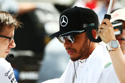 Lewis Hamilton, Mercedes AMG F1 Team on the grid