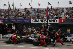 Sébastien Bourdais, KV Racing Technology Chevrolet pit stop