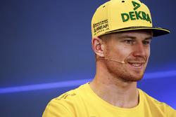 Nico Hulkenberg, Renault Sport F1 Team, in the press conference