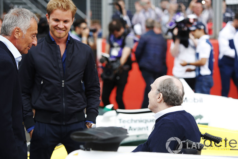 Riccardo Patrese, Nico Rosberg, Sir Frank Williams