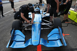 Juan Pablo Montoya tests the 2018 Chevrolet