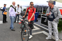 Sebastian Vettel, Ferrari and bike