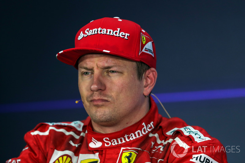 Kimi Raikkonen, Ferrari in the Press Conference