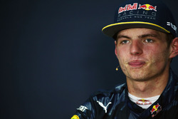Макс Ферстаппен, Red Bull Racing під час прес-конференції FIA
