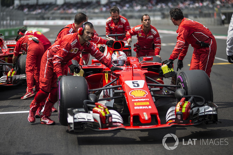 Sebastian Vettel, Ferrari SF70H, Ferrari