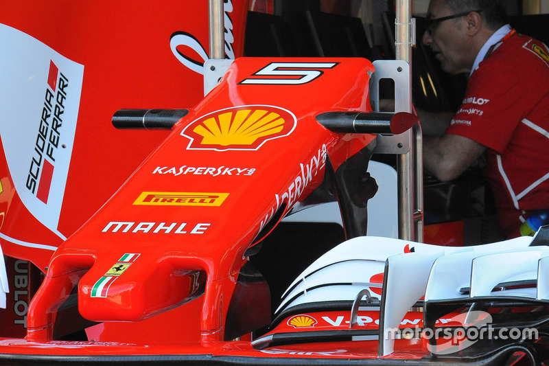 Ferrari SF70H: Frontpartie