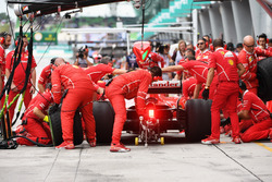 Boxenstopp: Sebastian Vettel, Ferrari SF70H
