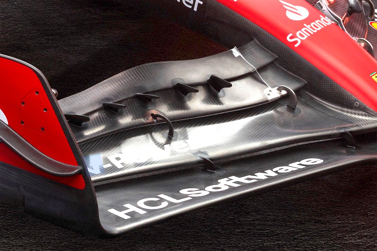 Ferrari SF-23: los desviadores legales que ya se vieron en la presentación