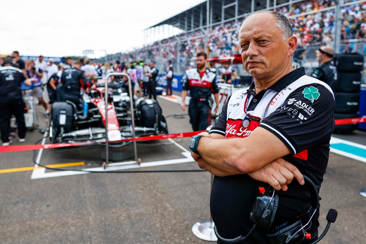 Frederic Vasseur, teambaas, Alfa Romeo Racing