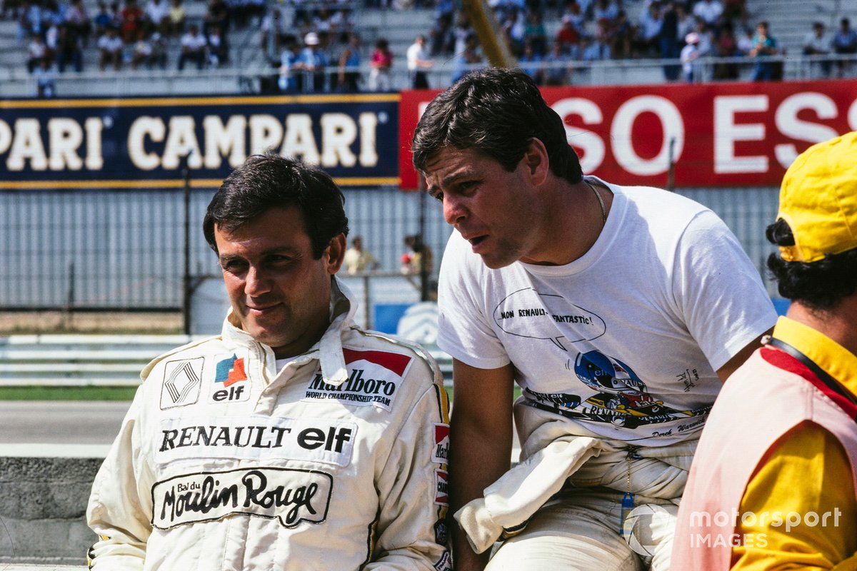 Patrick Tambay et Derek Warwick.