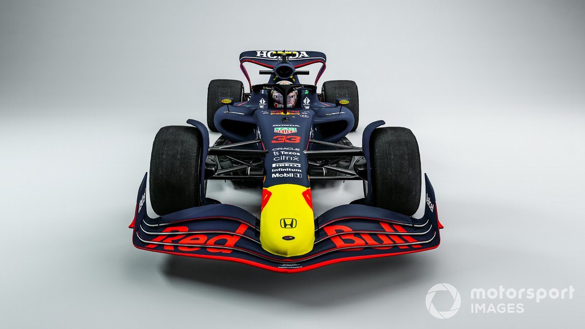 Red Bull livery on 2022 F1 car