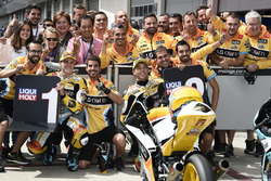 Ganador de la pole place Gabriel Rodrigo, RBA Racing Team, segundo Juan Francisco Guevara, RBA Racin