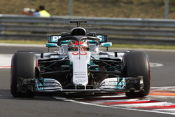 George Russell, Mercedes F1 W08 with halo