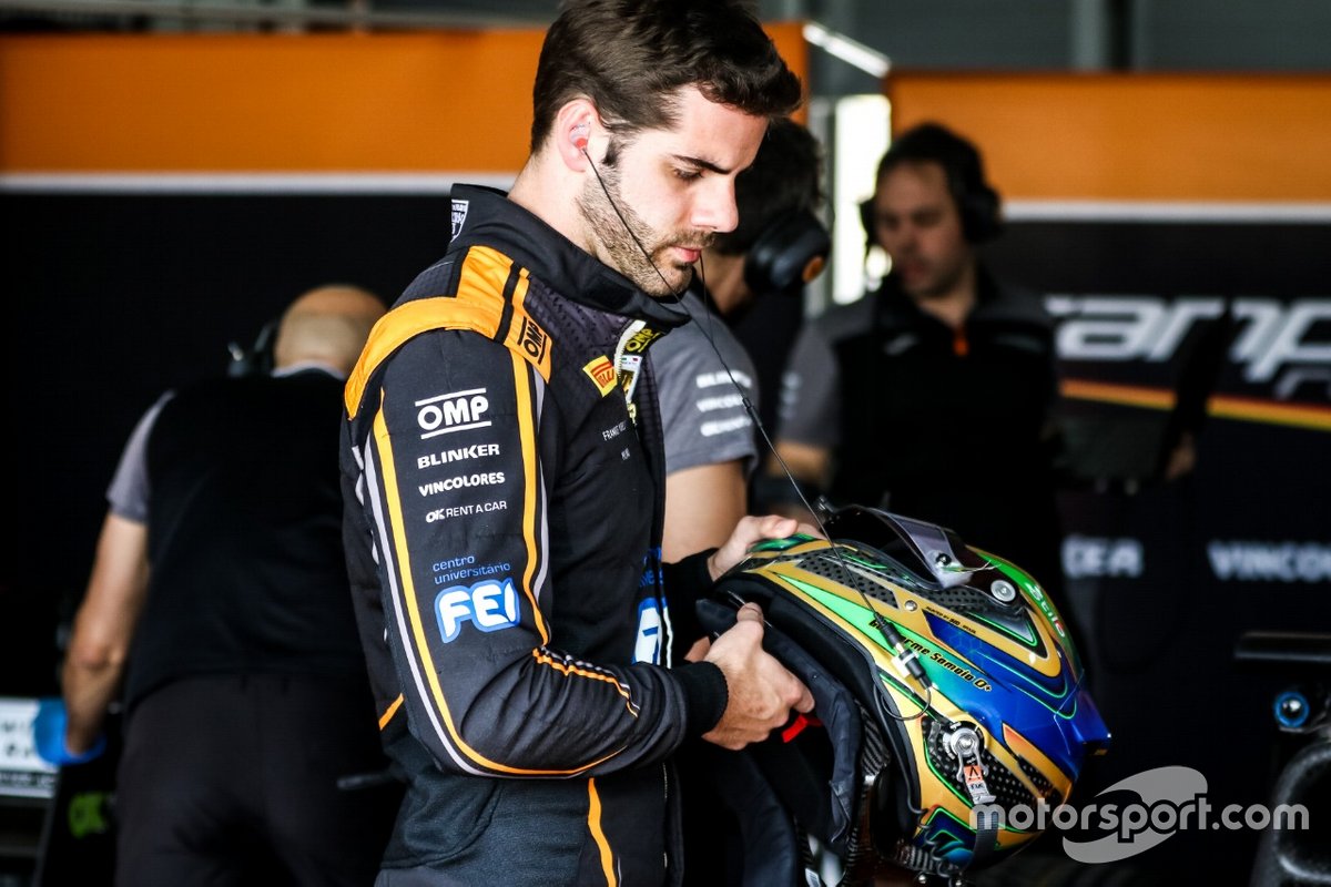 Guilherme Samaia saat melakukan tes 1 di Bahrain pada tahun lalu setelah F2 2020 berakhir.